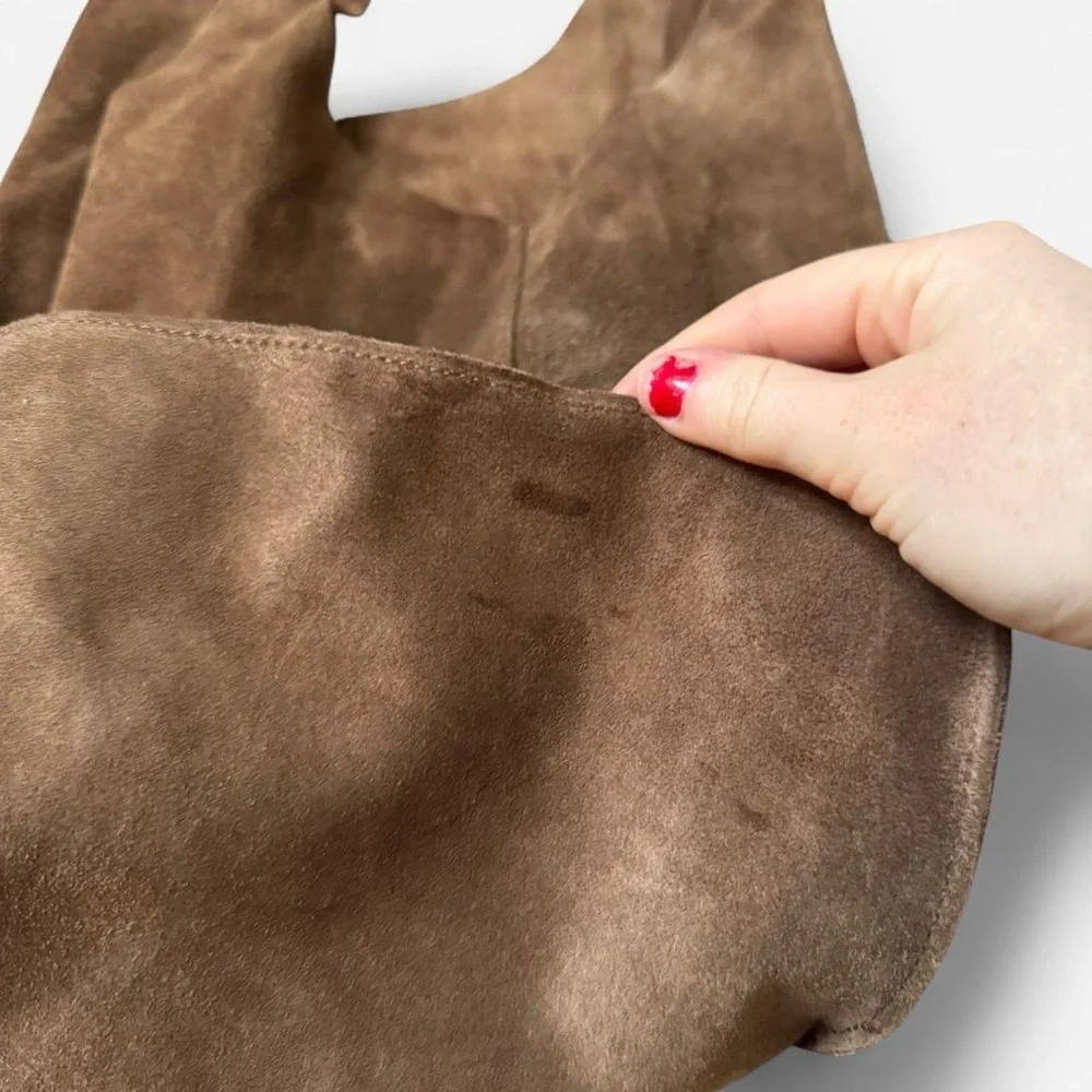 Sundance Italian leather suede slouchy hobo bag - Picture 8 of 8
